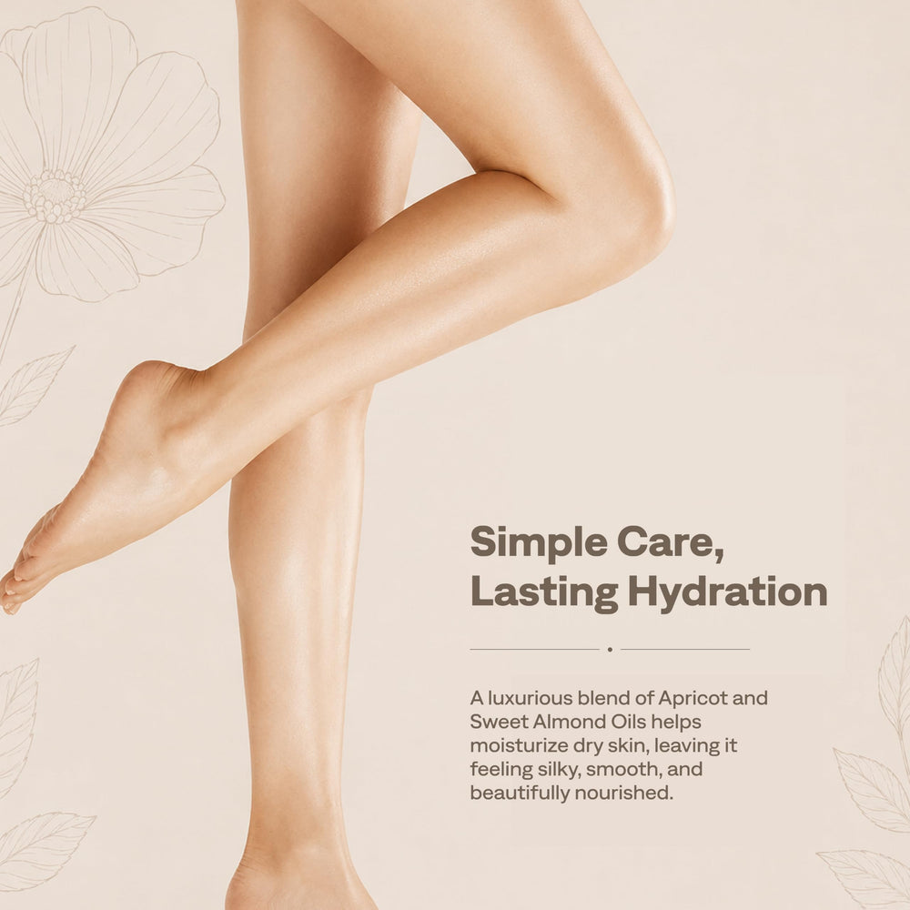 BEAUTE DE PROVENCE massaging oil into hands and cuticles for conditioning