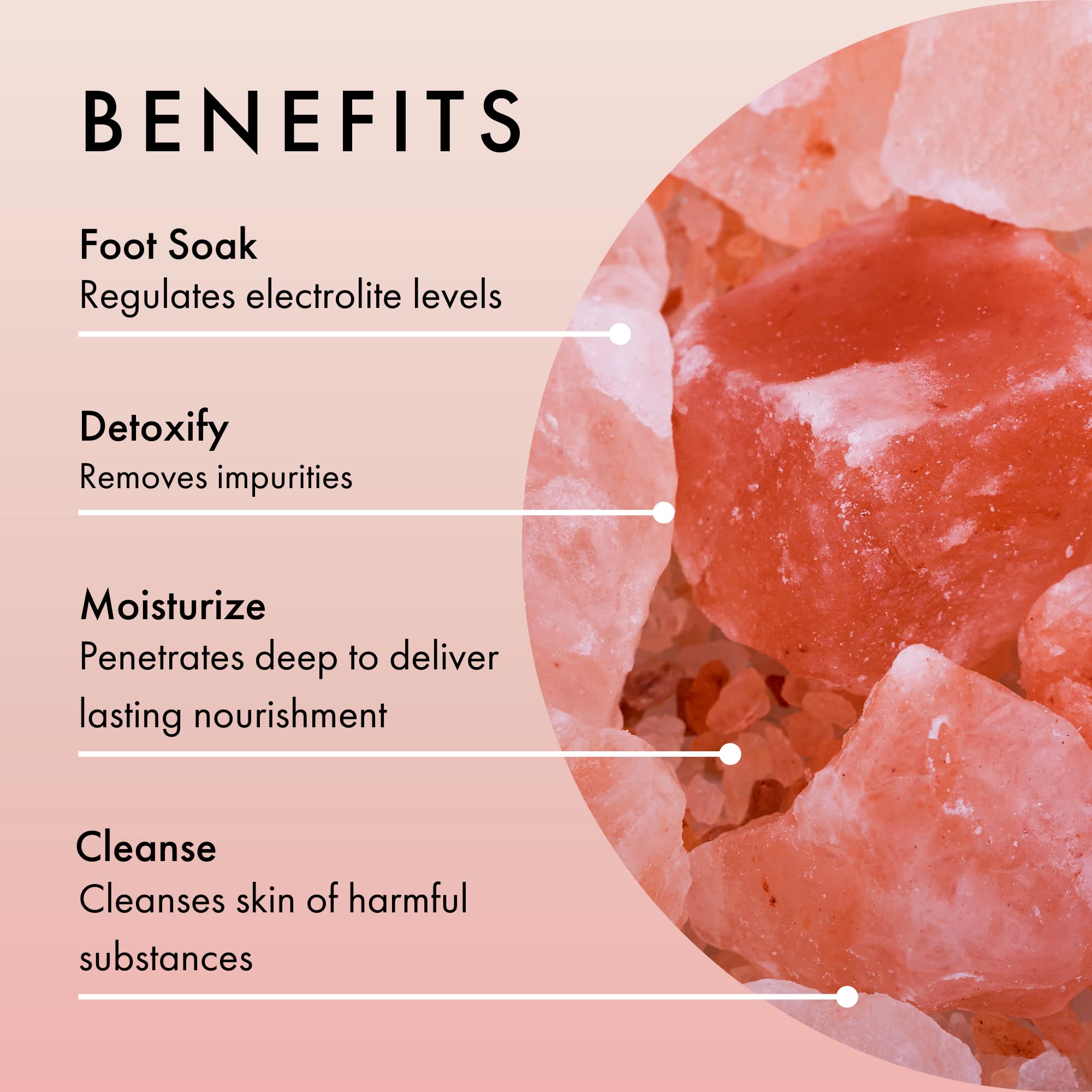 BEAUTE DE PROVENCE close-up of pink salt crystals highlighting mineral texture