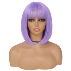 BEAUTIFA close-up of bangs and fiber texture highlighting neat cut and softness