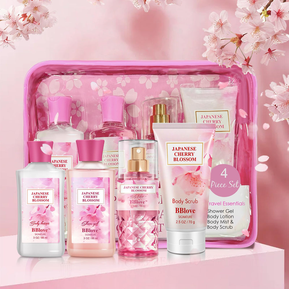 Beautifier Life kit beside a passport showing compact travel-friendly size