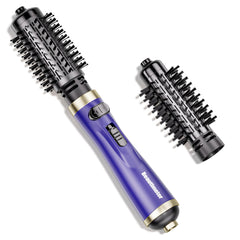 Beautimeter front view purple showing whole 3-in-1 hot air brush and styling design for convenience