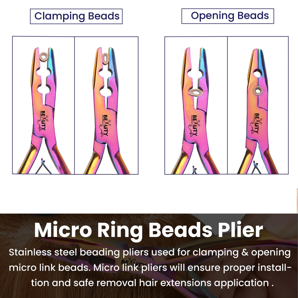 Beauty & Crafts bead device held in hand demonstrating accurate bead placement and control