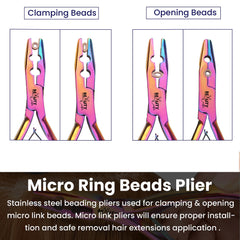 Beauty & Crafts bead device held in hand demonstrating accurate bead placement and control