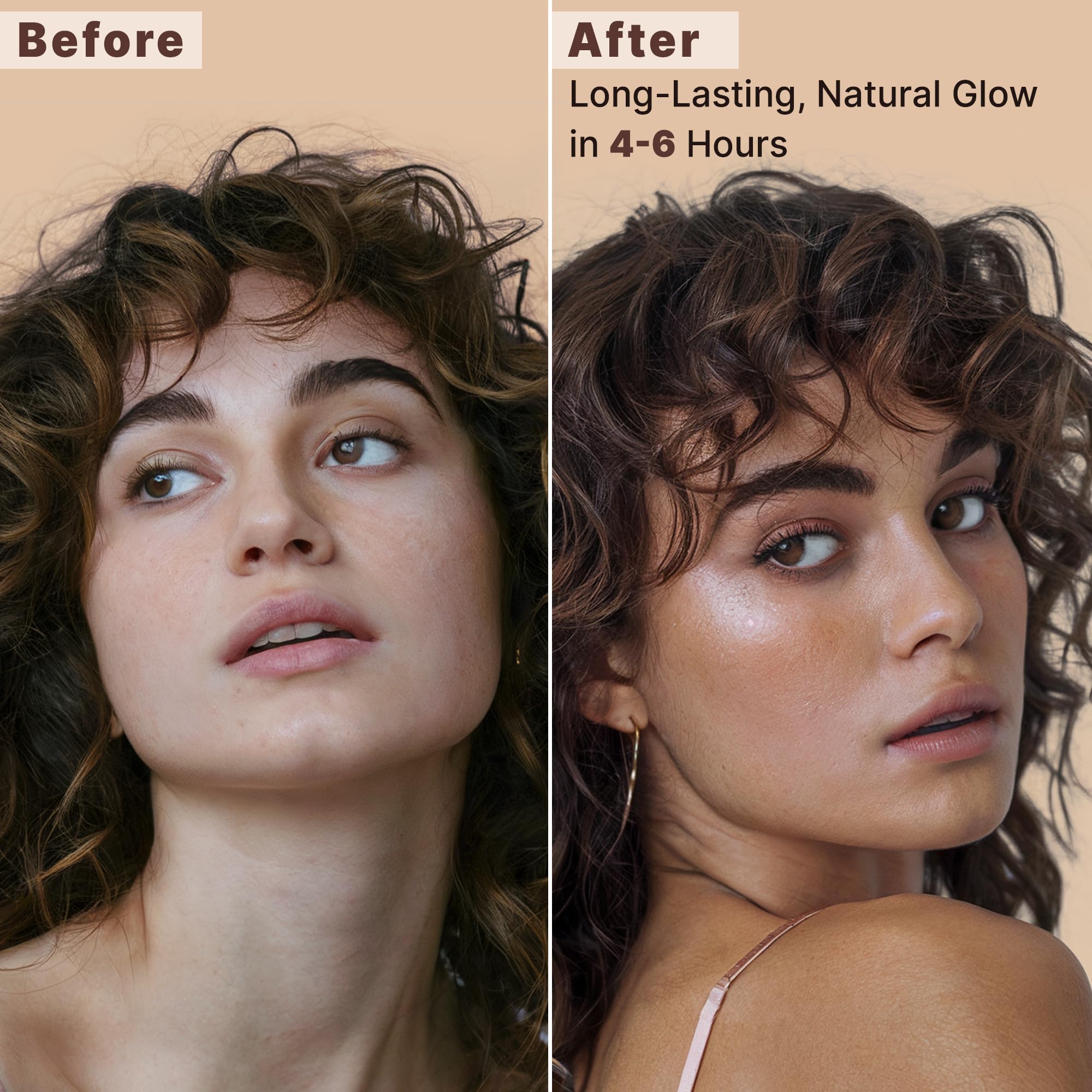Beauty by Earth mist spraying on skin demonstrating even coverage benefit