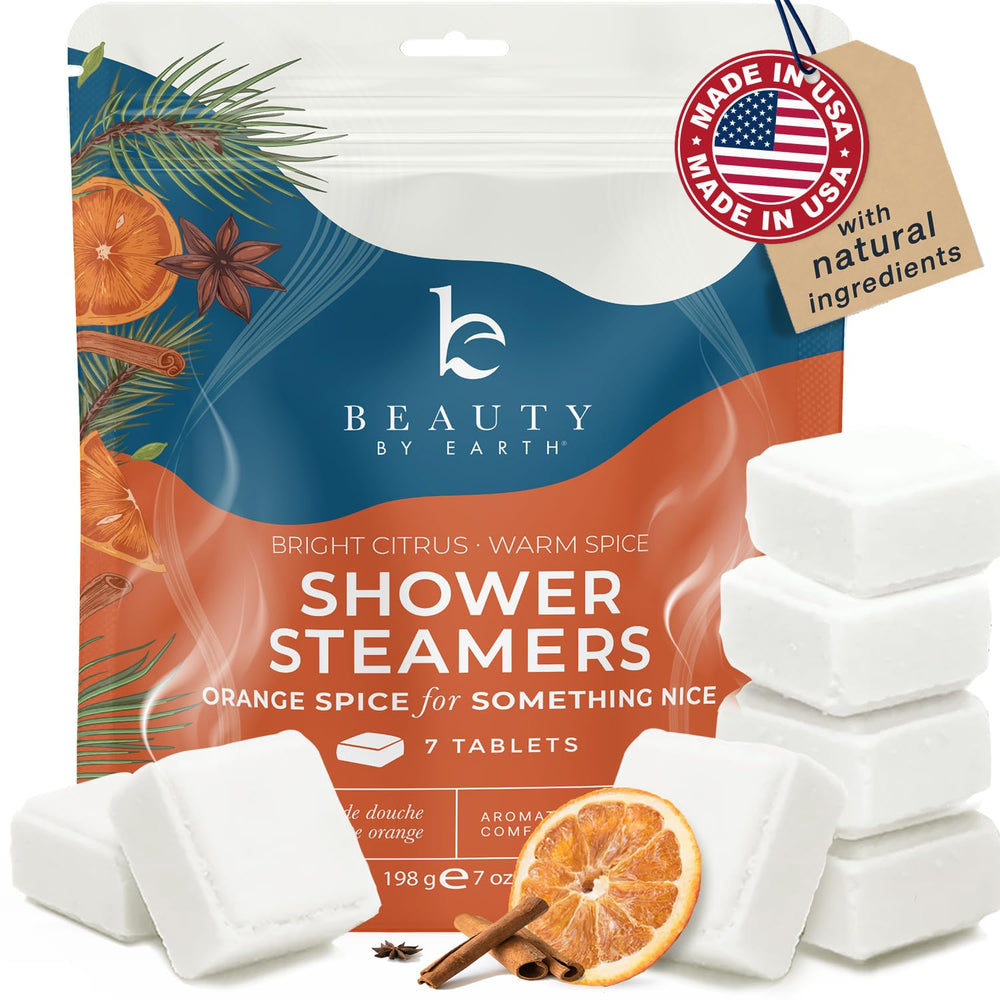 Beauty by Earth front packaging showing citrus spice set, appealing presentation benefit