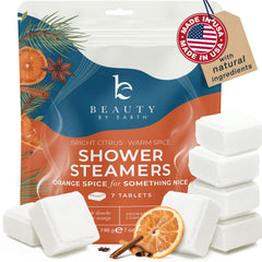 Beauty by Earth front packaging showing citrus spice set, appealing presentation benefit