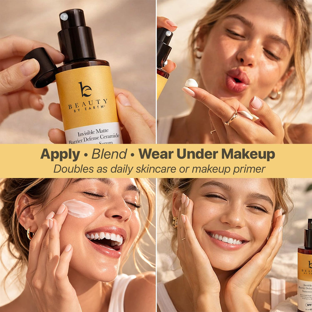 Beauty by Earth ingredients close-up with hyaluronic acid and aloe benefits