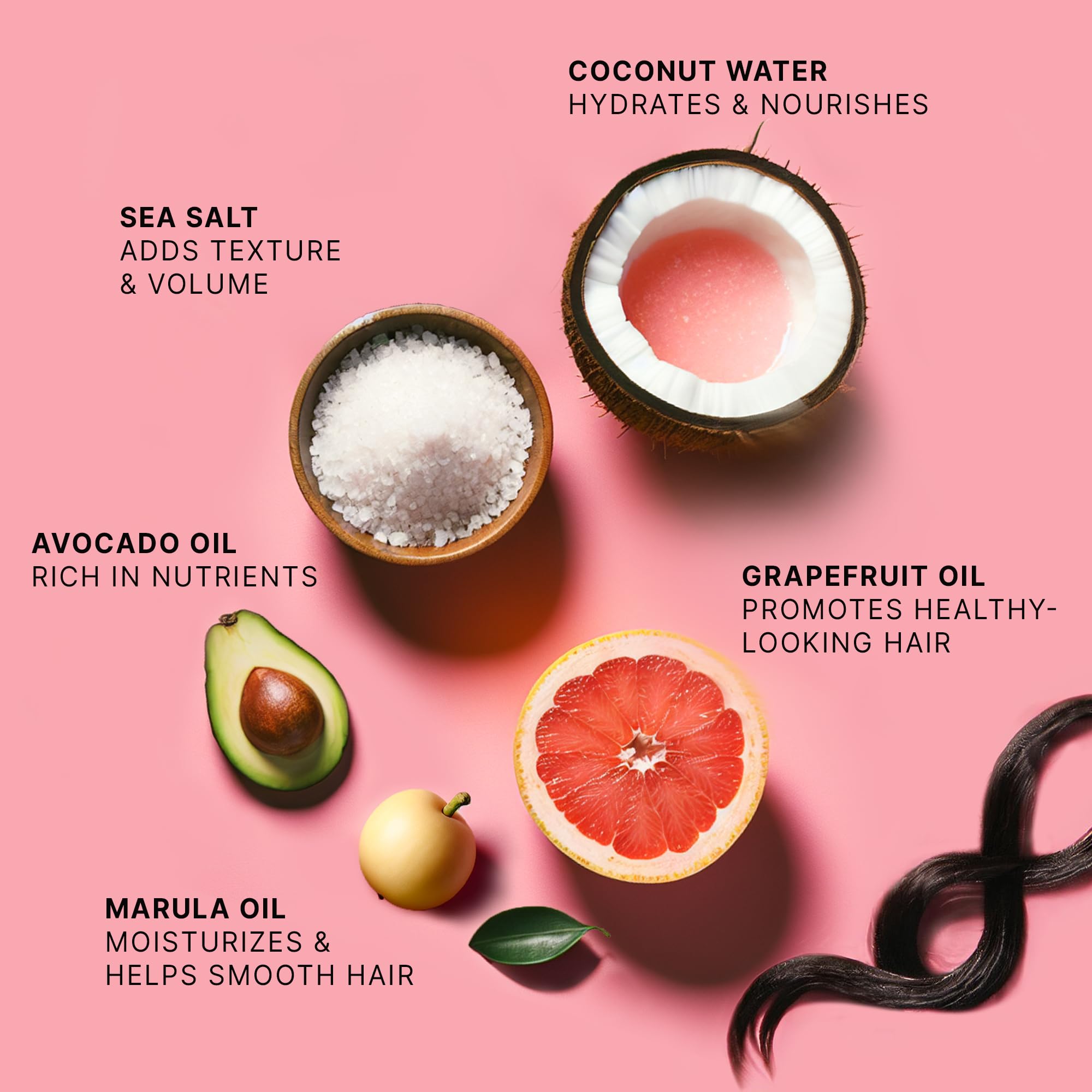 Beauty by Earth before and after hair comparison showing added volume