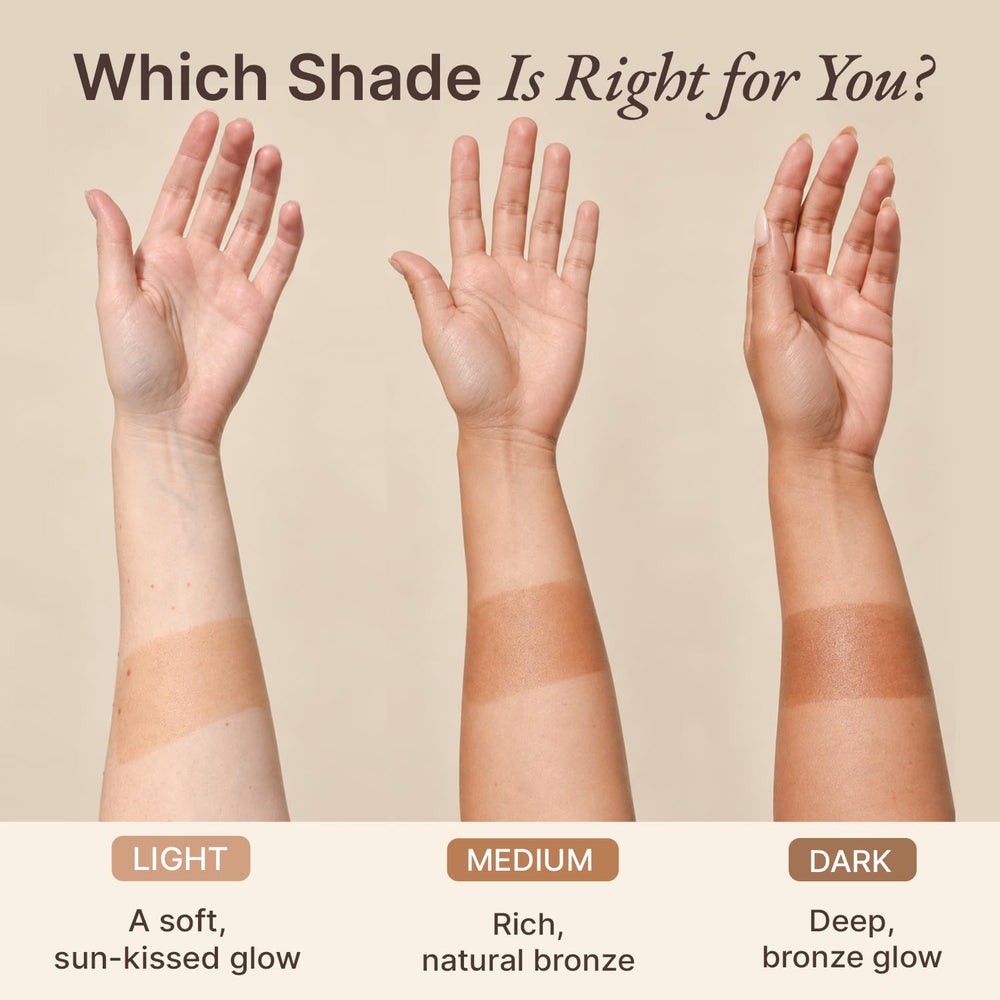 Beauty by Earth applying mousse with mitt for streak-free, even coverage