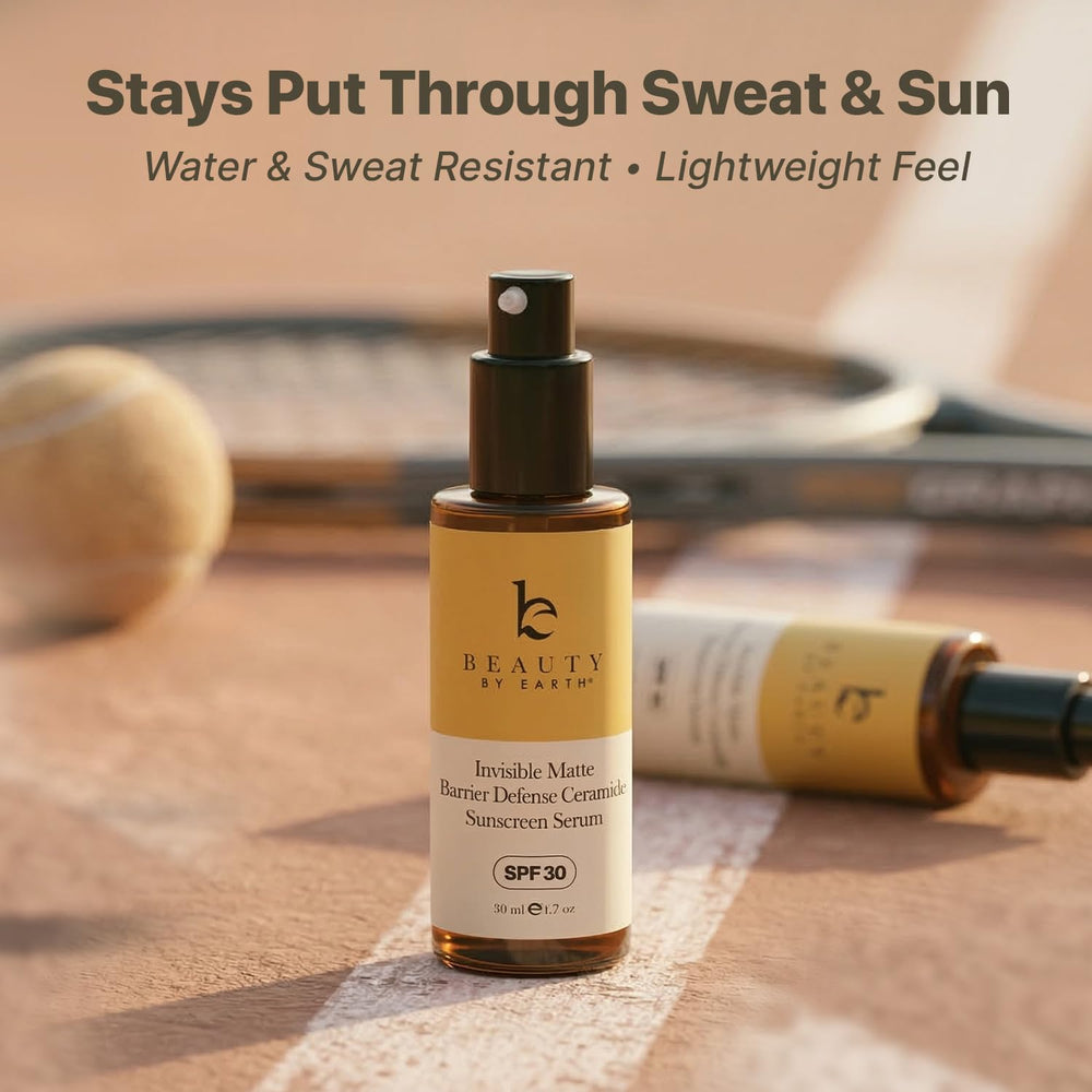 Beauty by Earth bottle held in hand showing compact travel-friendly size