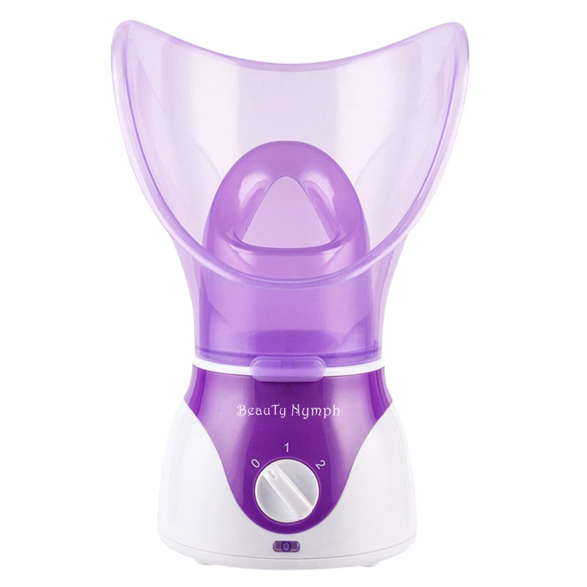 BeauTy Nymph front view showing controls and compact design, ideal for home spa
