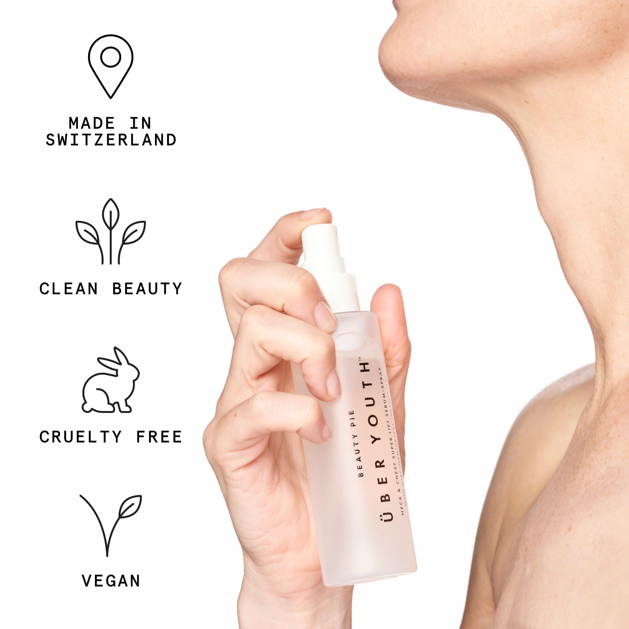 Beauty Pie in a morning routine setting showing easy layering with SPF benefit