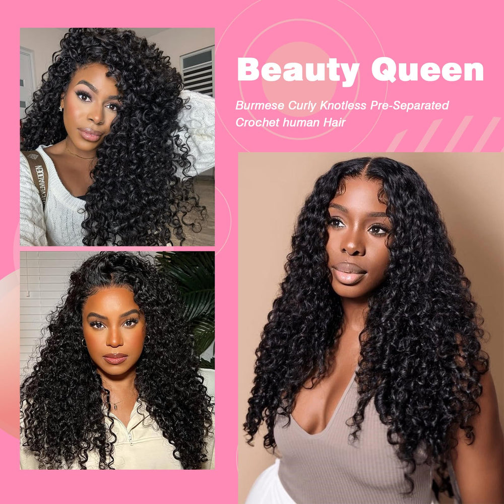 Beauty Queen label and included crochet hook inside gift-ready box