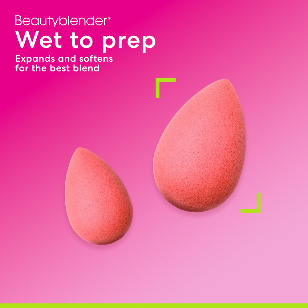 beautyblender Cheeky blending cream blush on cheek to create smooth, natural finish benefit