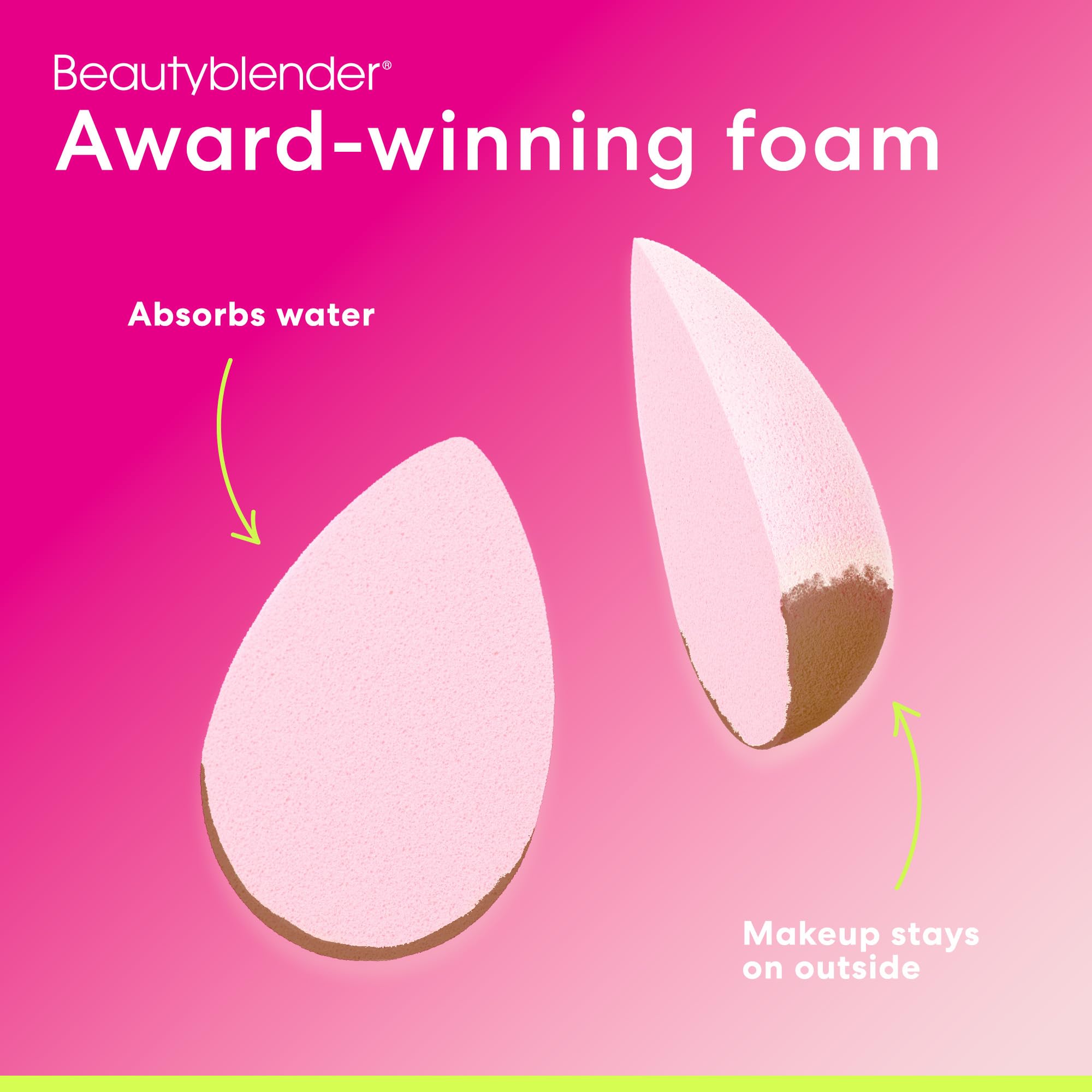 beautyblender lifestyle on bathroom counter suggesting everyday use