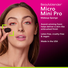 beautyblender micro mini pro close-up of sponge texture for smooth blending