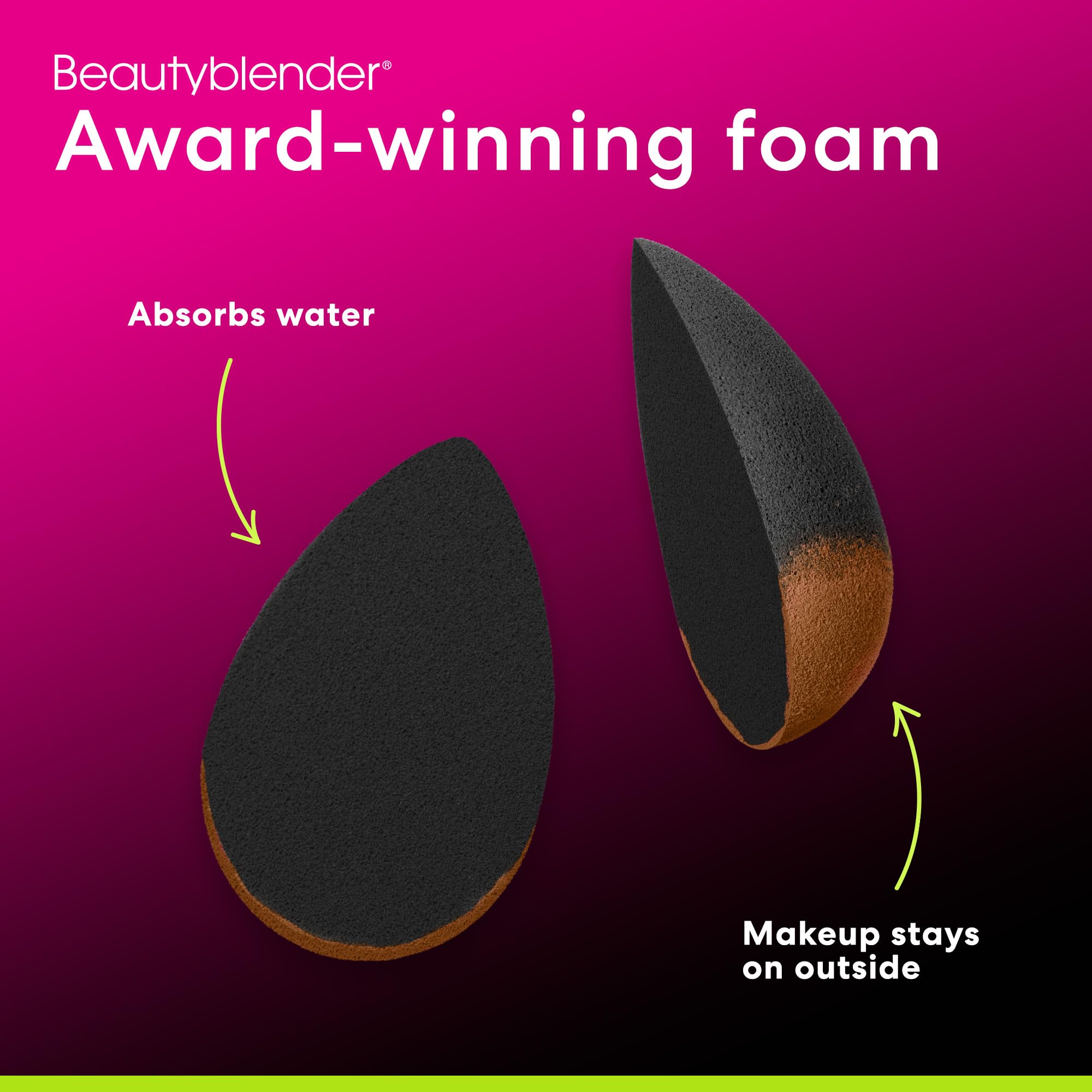 beautyblender micro mini pro placed in travel bag demonstrating portability advantage