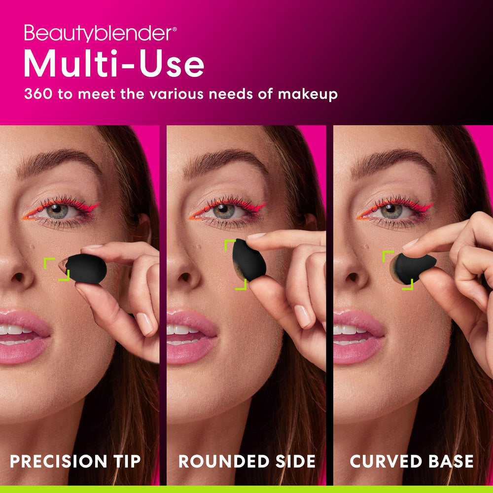beautyblender micro mini pro two sponges displayed to show backup-ready convenience