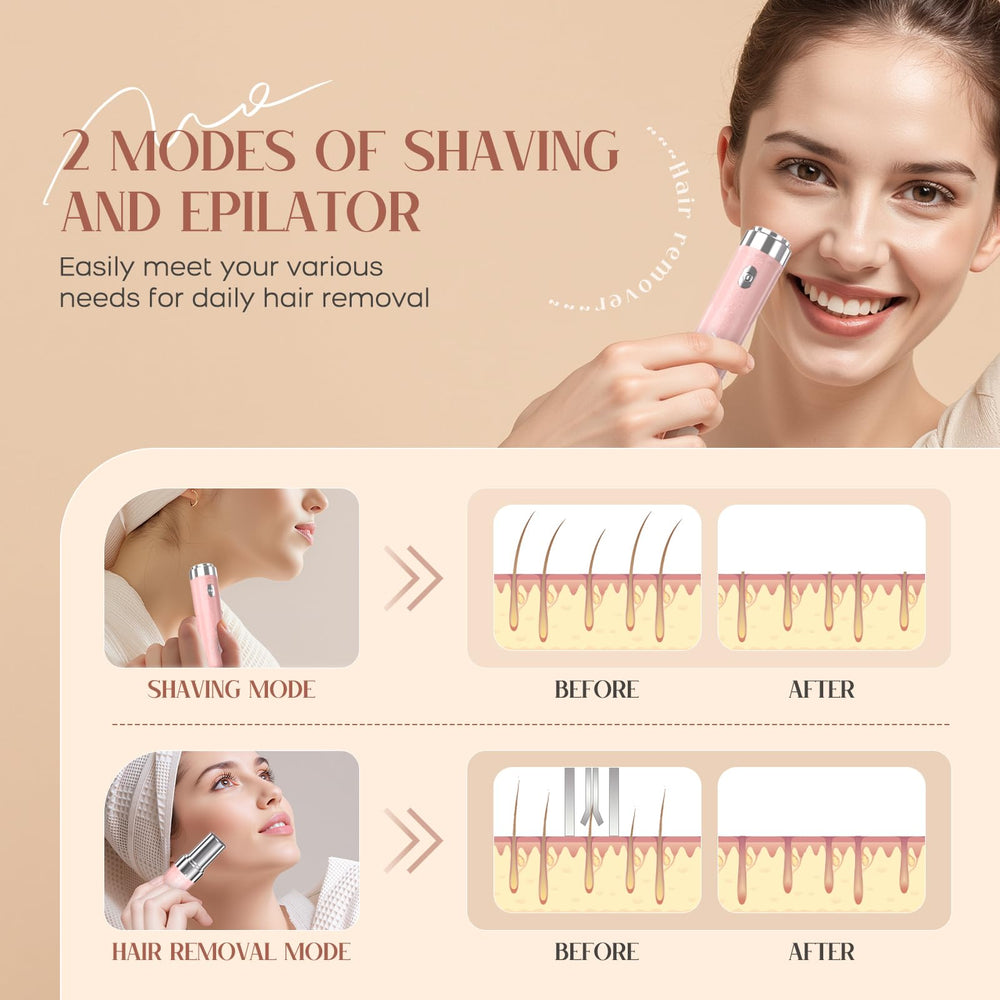 BEAUZMO close-up of epilator head showing triple tweezers for efficient fine-hair removal