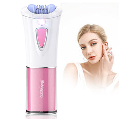 BEAUZMO front view of compact epilator showing sleek design and portability