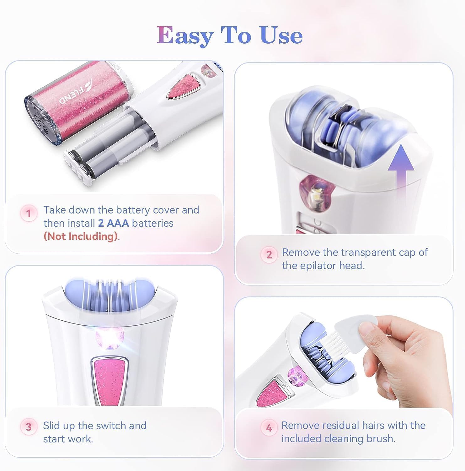 BEAUZMO held in hand to show scale and easy one-handed control