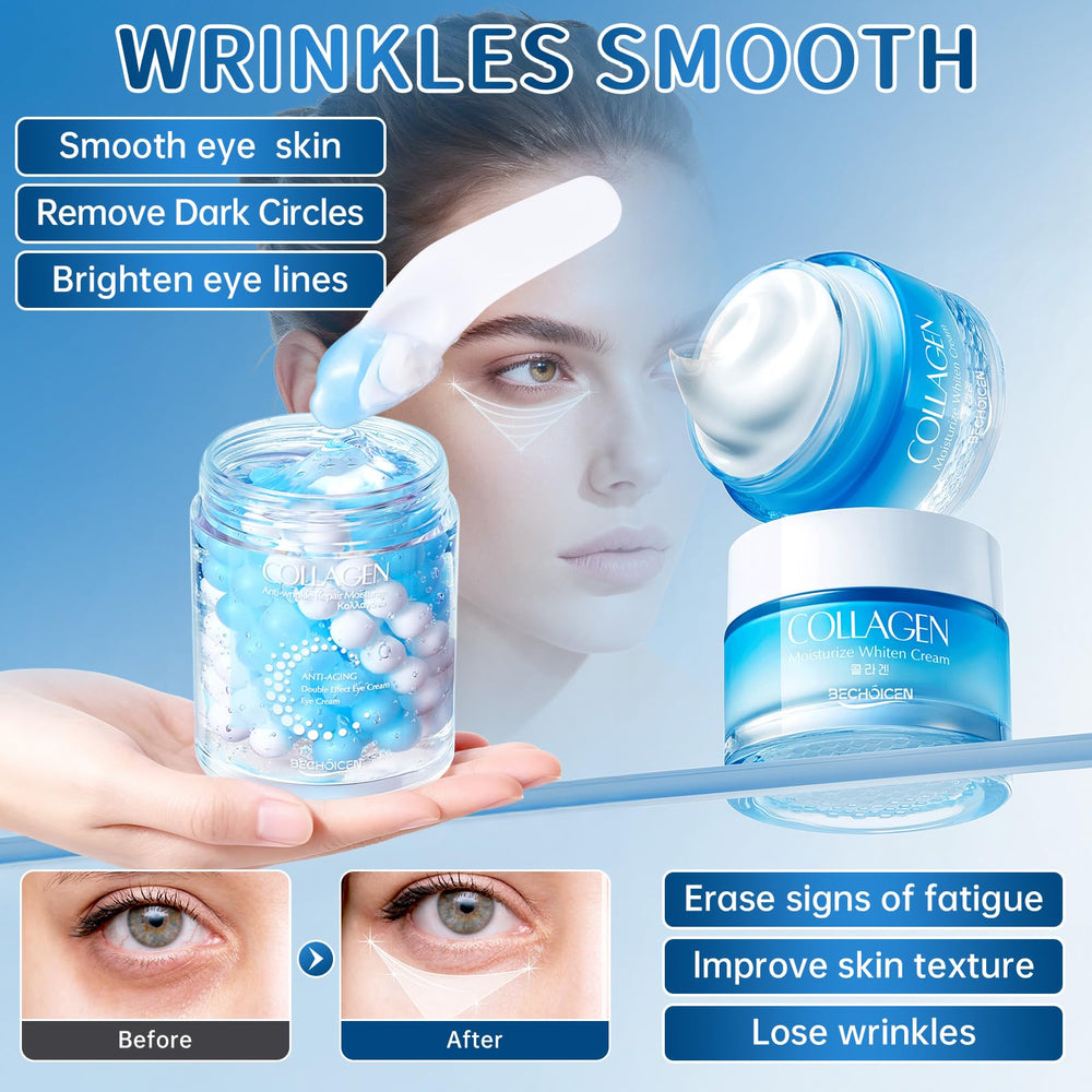 BECHOICEN face cream jar open to show texture and long-lasting moisture benefit