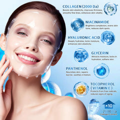 BECHOICEN collagen serum droplet closeup highlighting concentrated hydration benefit