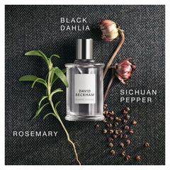 Beckham Classic Homme spray nozzle closeup demonstrating fine mist application