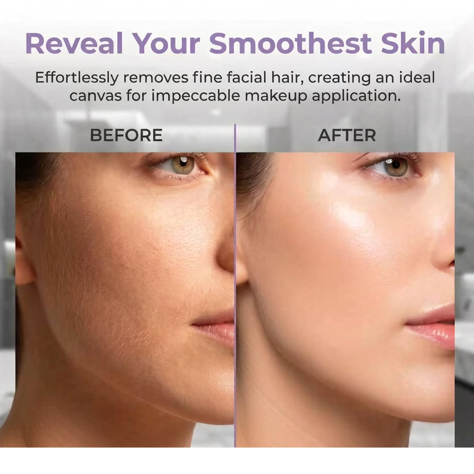Beclerpur close-up of rounded blade head illustrating gentle hypoallergenic contact benefit