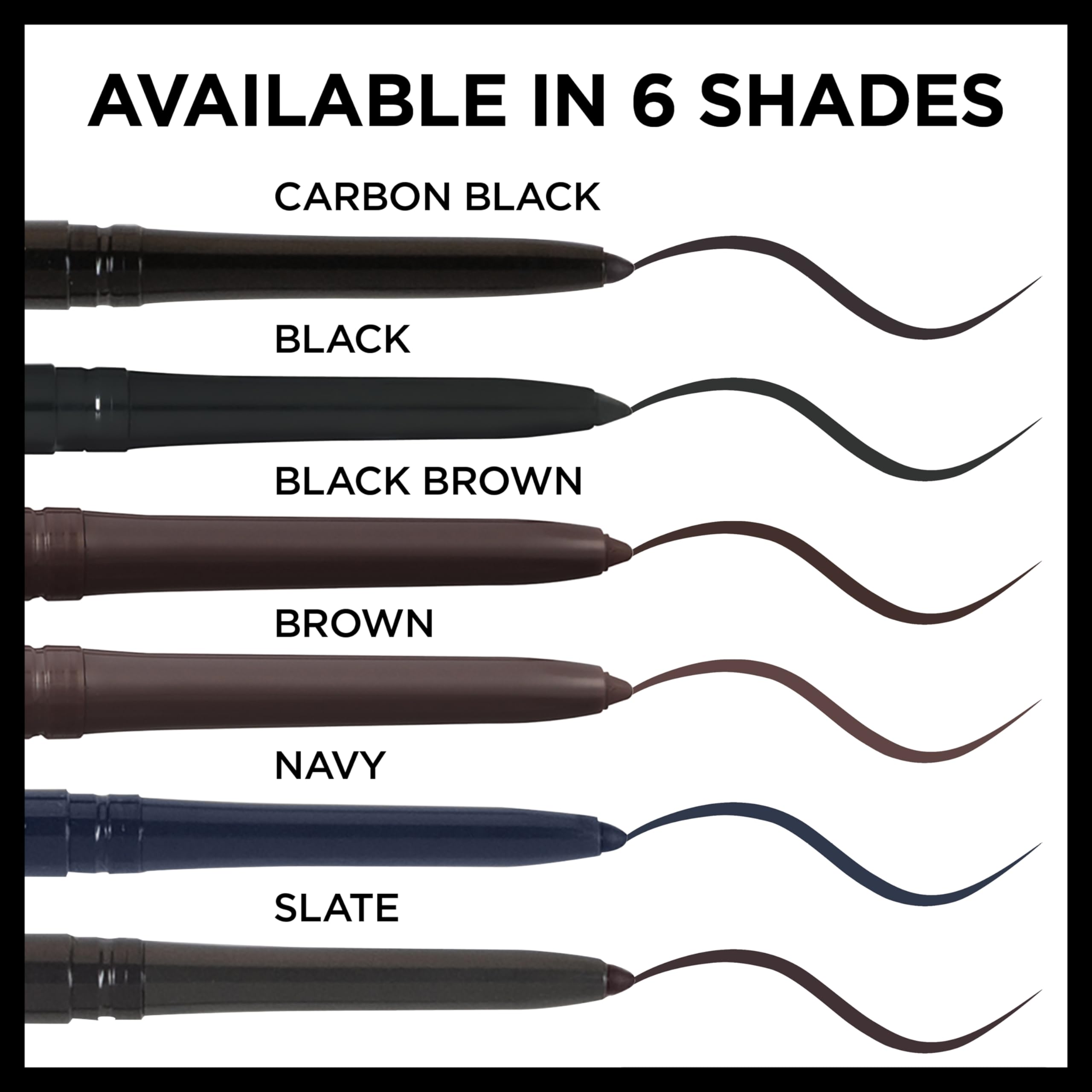 Beco L'Oreal pencil held in hand to show size and easy travel-friendly benefit