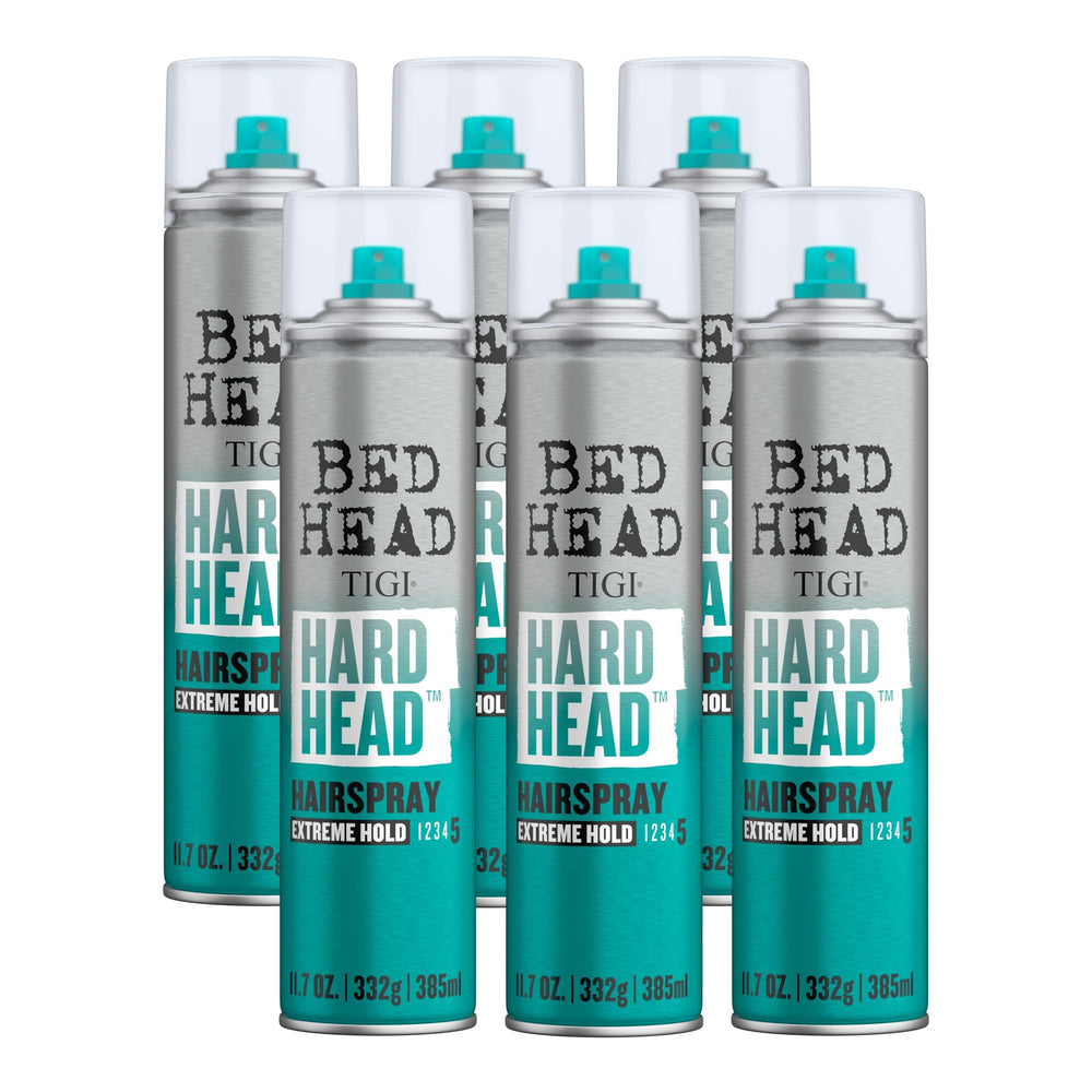 Bed Head front packaging showing brand and hold level for strong styling