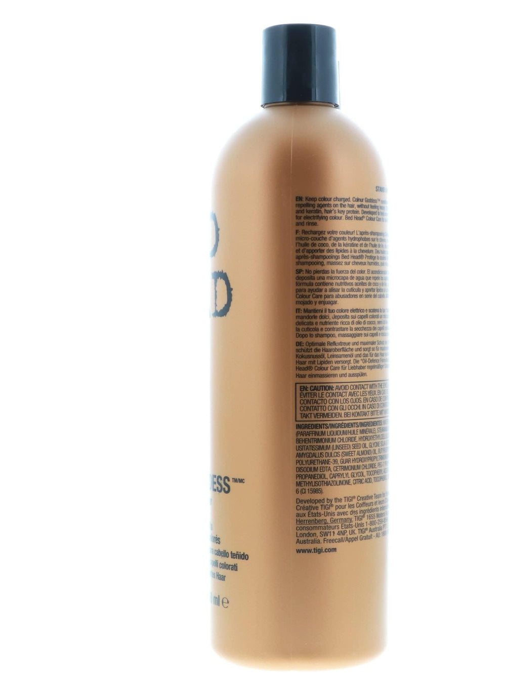 Bed Head bottle in hand dispensing product for easy application benefit