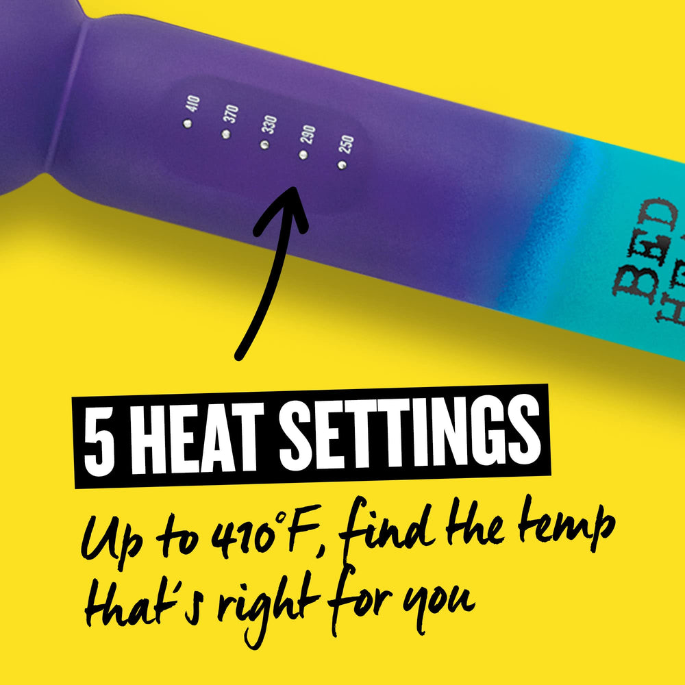 Bed Head Surf’s Up Waver LED temperature display detail for precise heat control