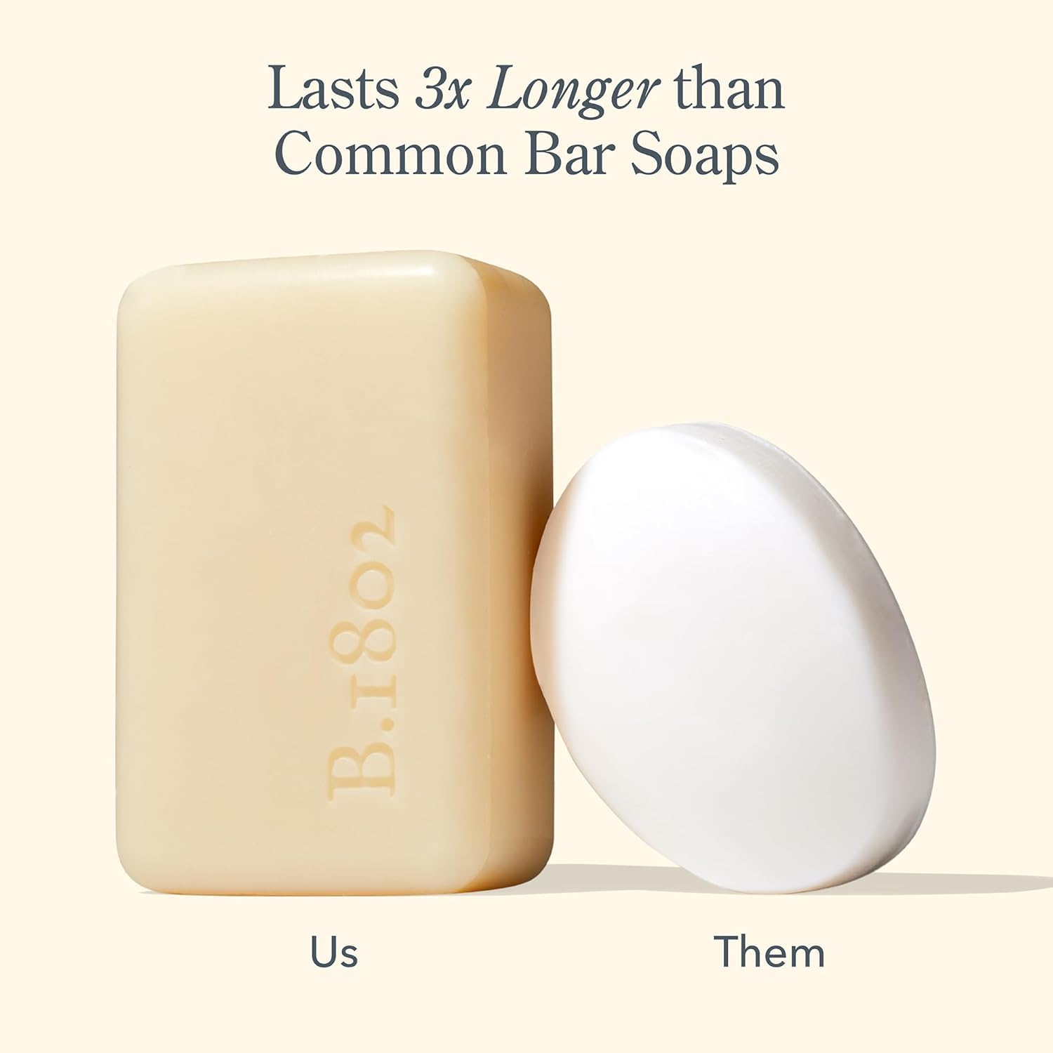Beekman 1802 bar on bathroom shelf conveying everyday use ease
