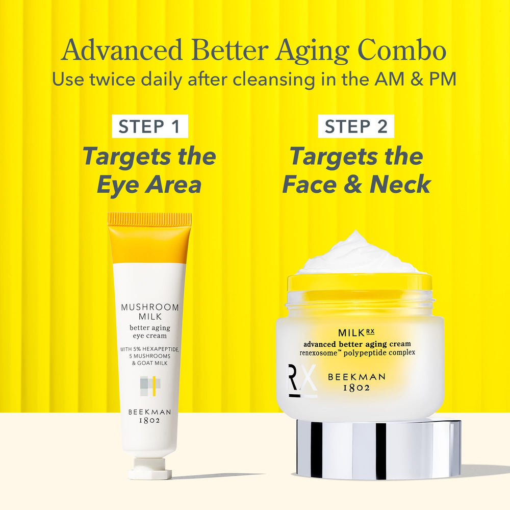 Beekman 1802 on bathroom shelf lifestyle image showing daily routine placement