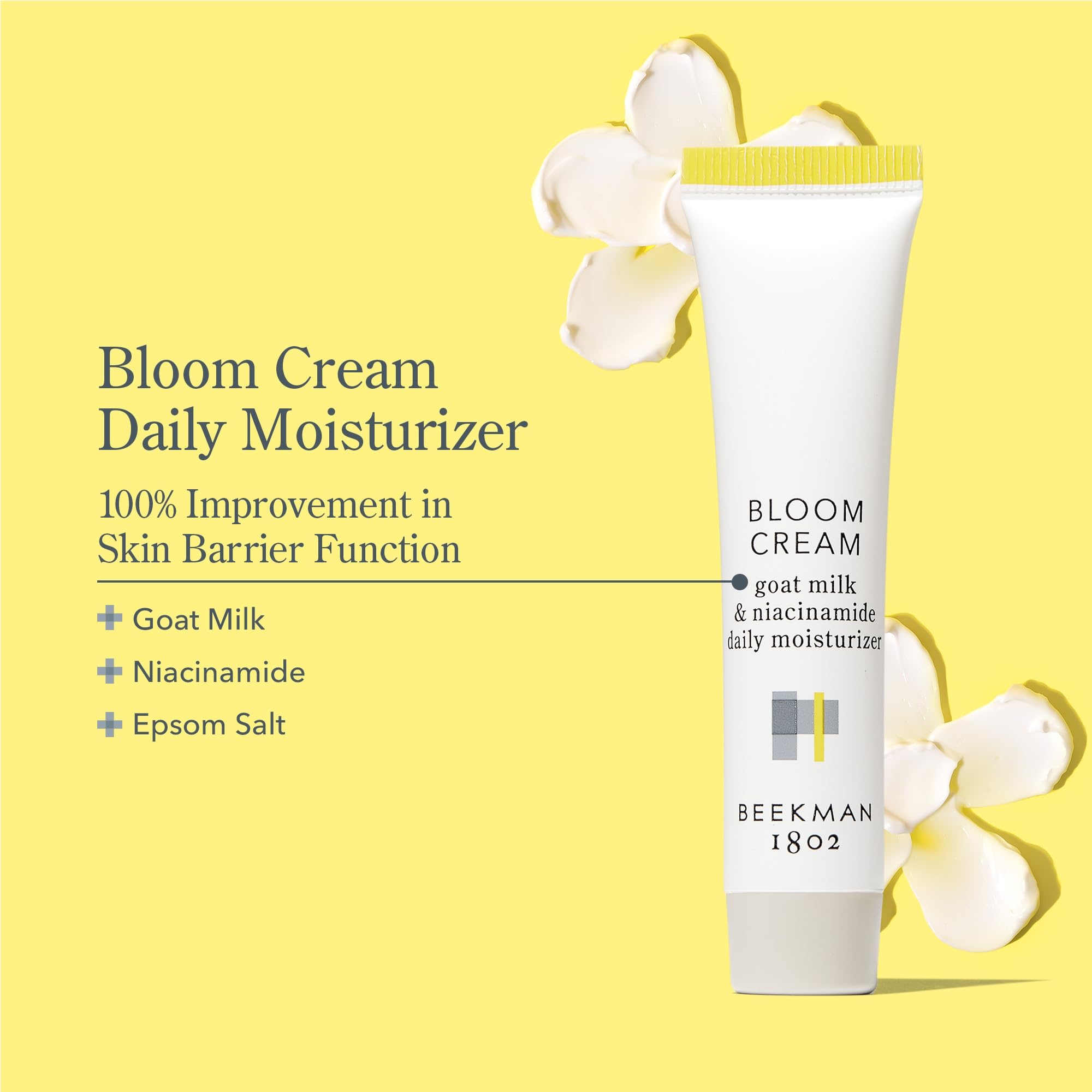 Beekman 1802 texture close-up revealing creamy finish for quick absorption benefit