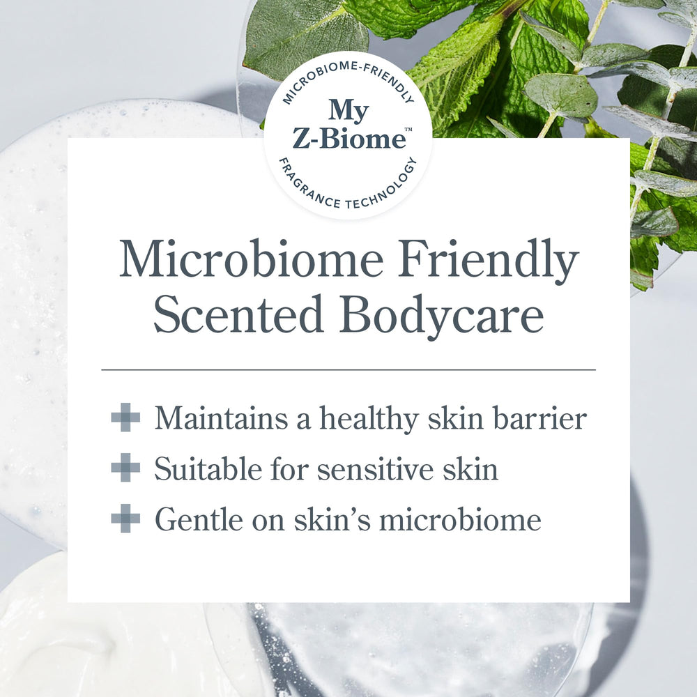 Beekman 1802 on bathroom shelf styled, suggests premium self-care display