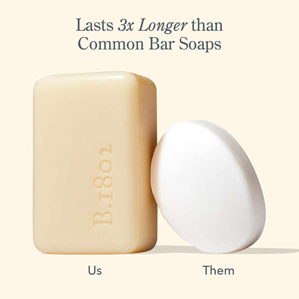 Beekman 1802 ingredients arranged artistically, emphasizes natural botanicals