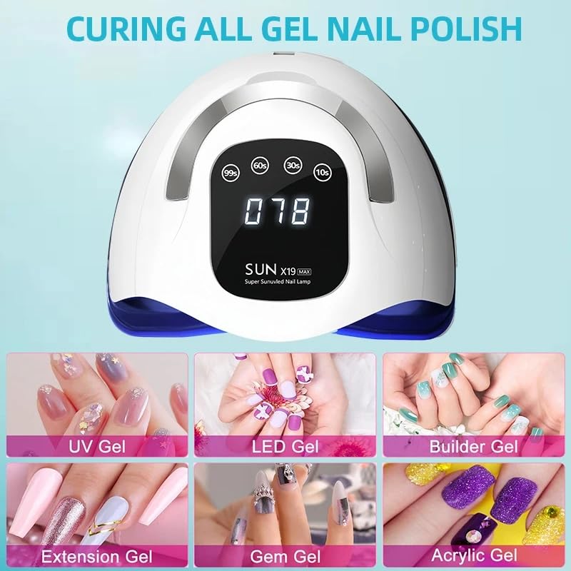 BEENLE lamp curing a foot to show spacious fit for pedicure efficiency