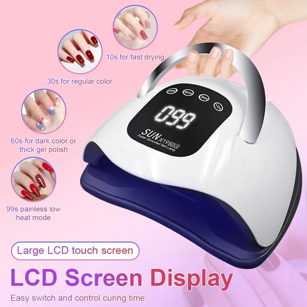 BEENLE hands-in-lamp during cure demonstrating automatic sensor convenience
