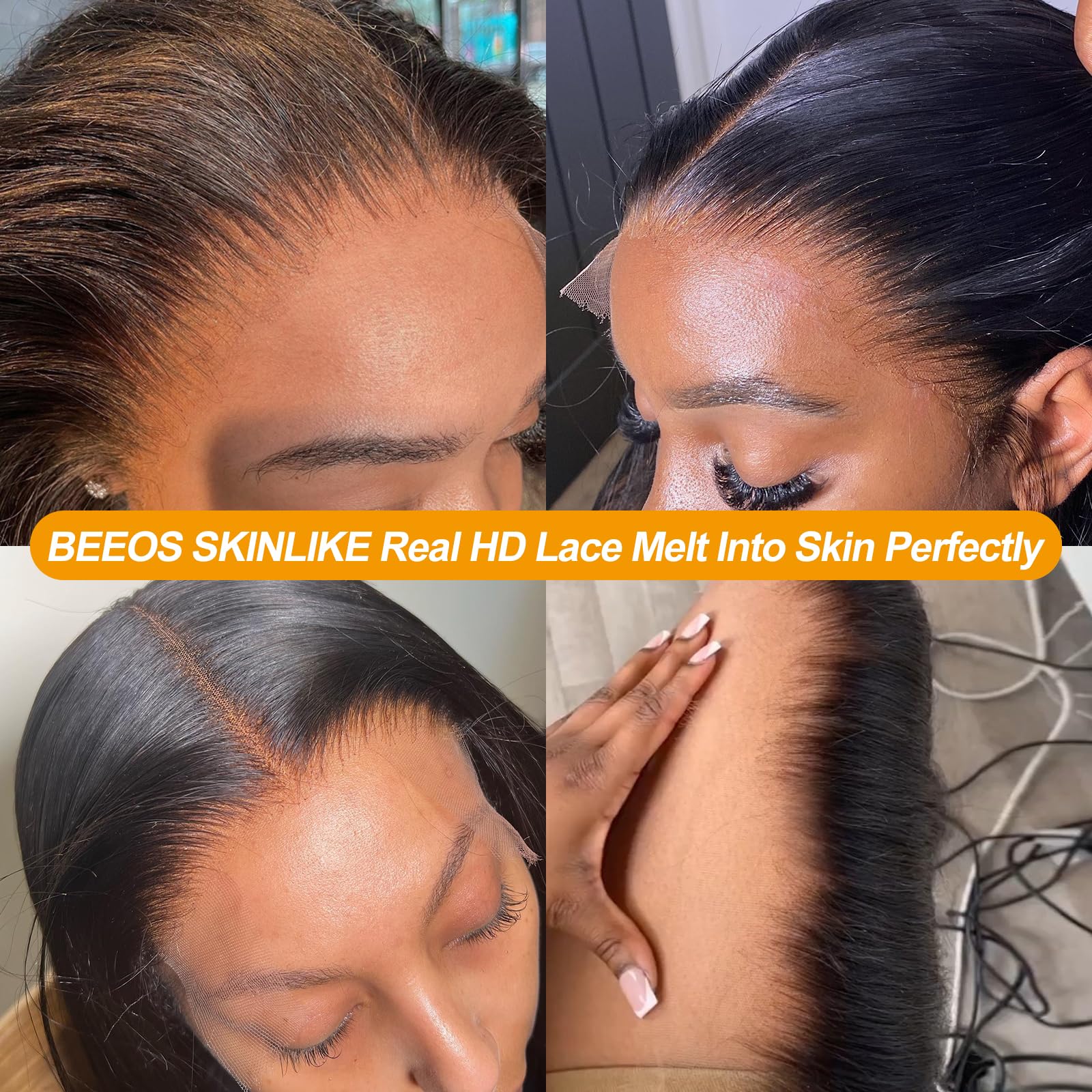 BEEOS installed wig in lifestyle setting showing seamless blend and confidence
