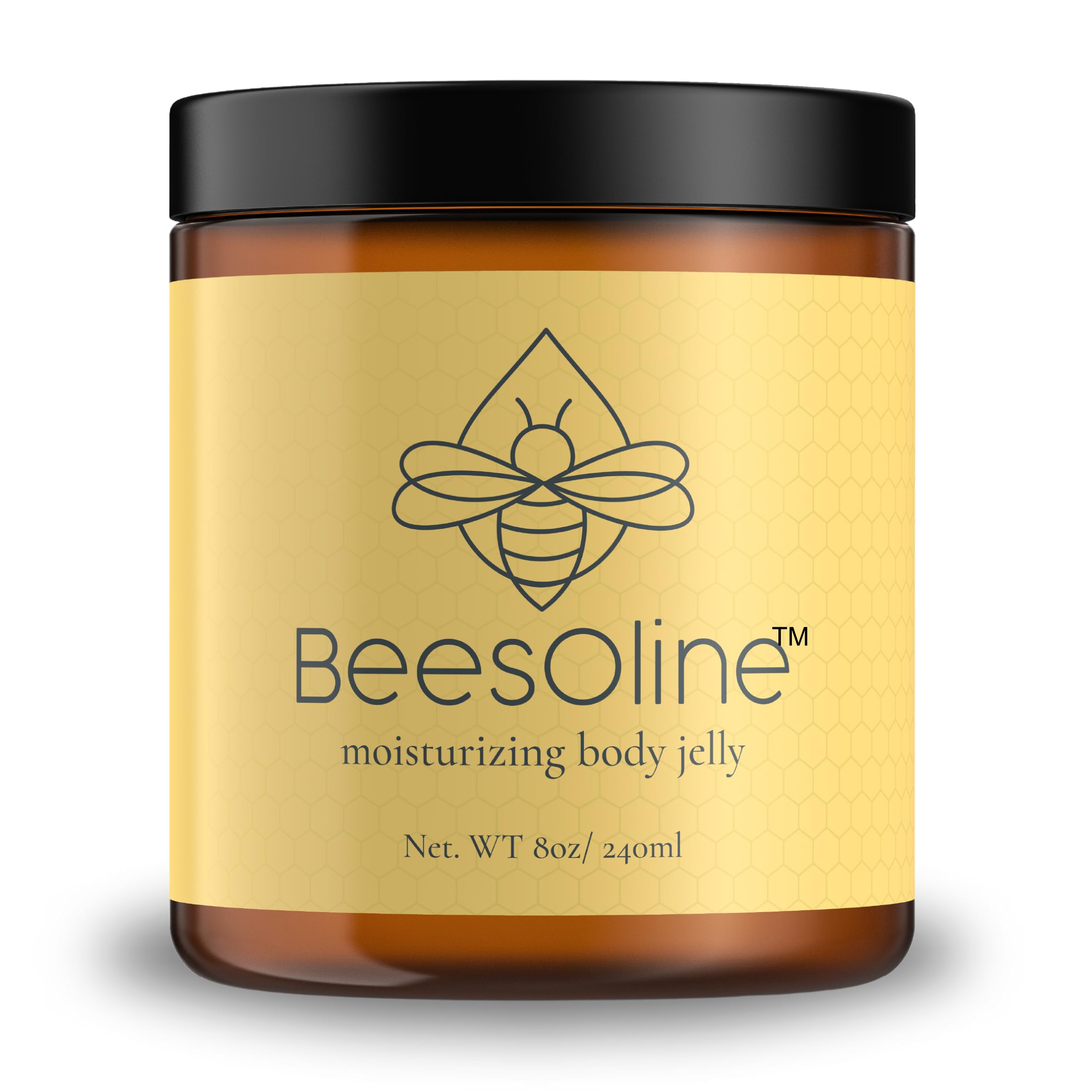 BeesOline front jar view showing natural balm and clear labeling benefit hydration