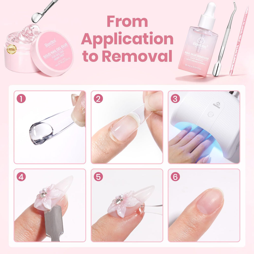 beetles 10ml remover bottle detail for quick gentle adhesive softening