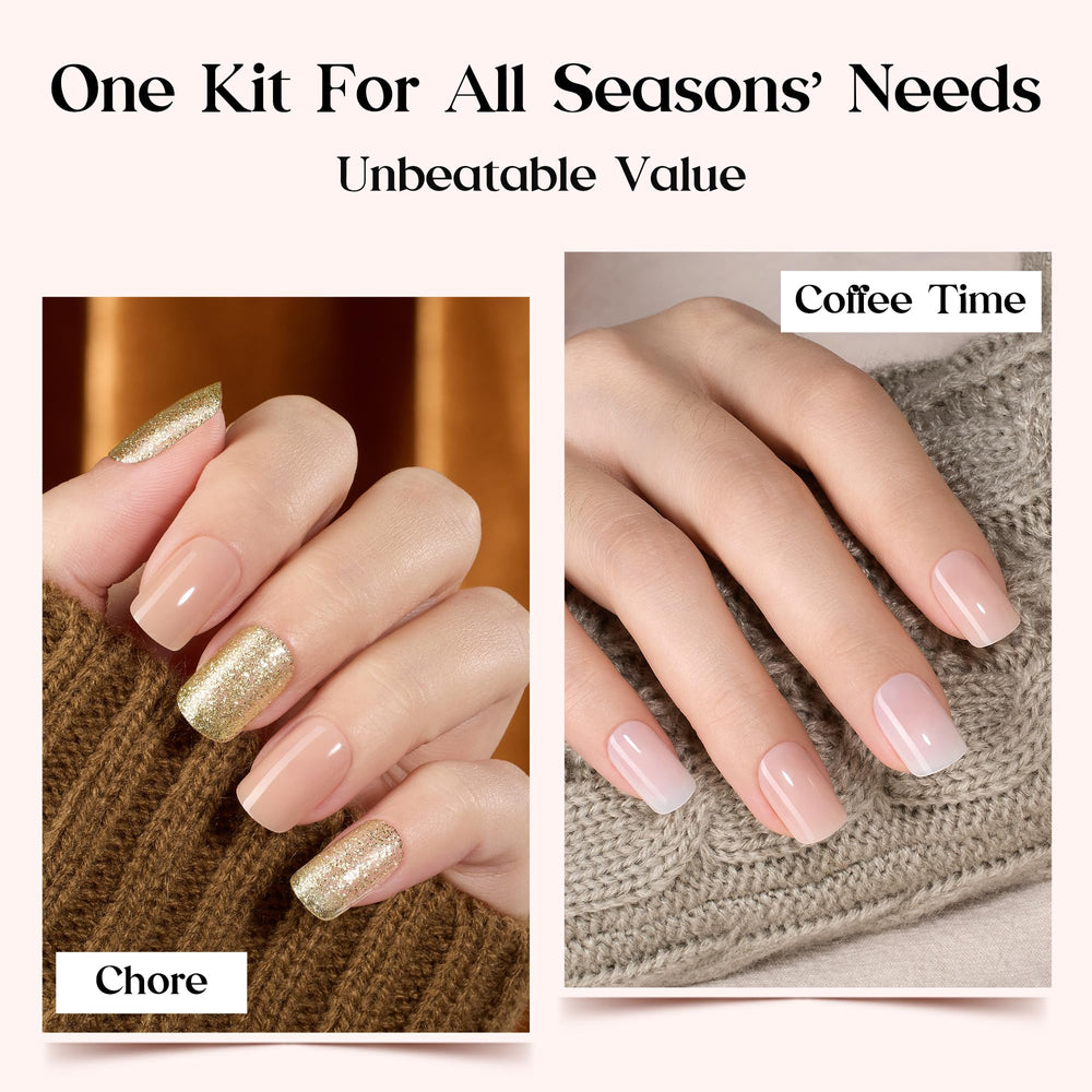beetles gel polish adhesive and tools arranged for easy use