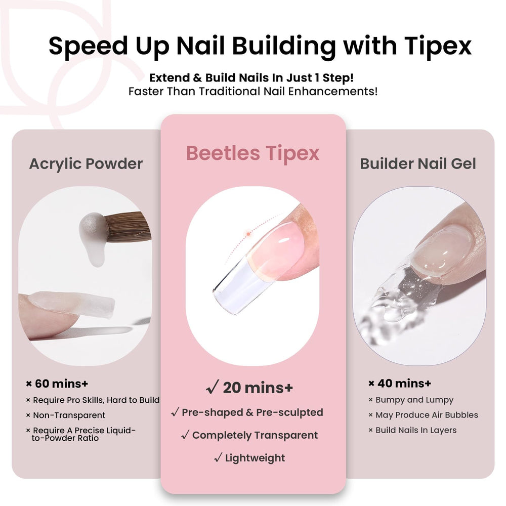 Beetles Gel Polish hand applying tip with gel glue for quick adhesion