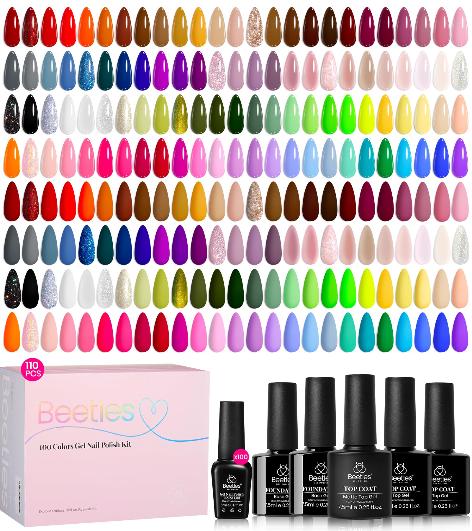 Beetles boxed Chroma Dreams kit showing full contents and gift-ready packaging
