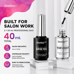 Beetles brush stroke of top coat demonstrating smooth application and high-gloss result
