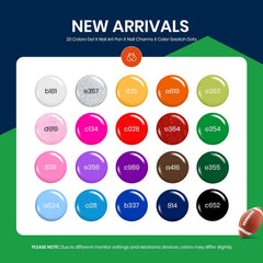 Beetles color card doudou demo with cured swatches for quick color ID