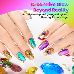 beetles magnet tool held above nail showing cat eye stripe benefit dramatic shimmer