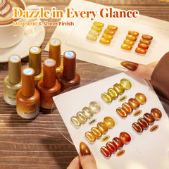 Beetles Gel Polish color swatches on display card for easy shade selection and coordination